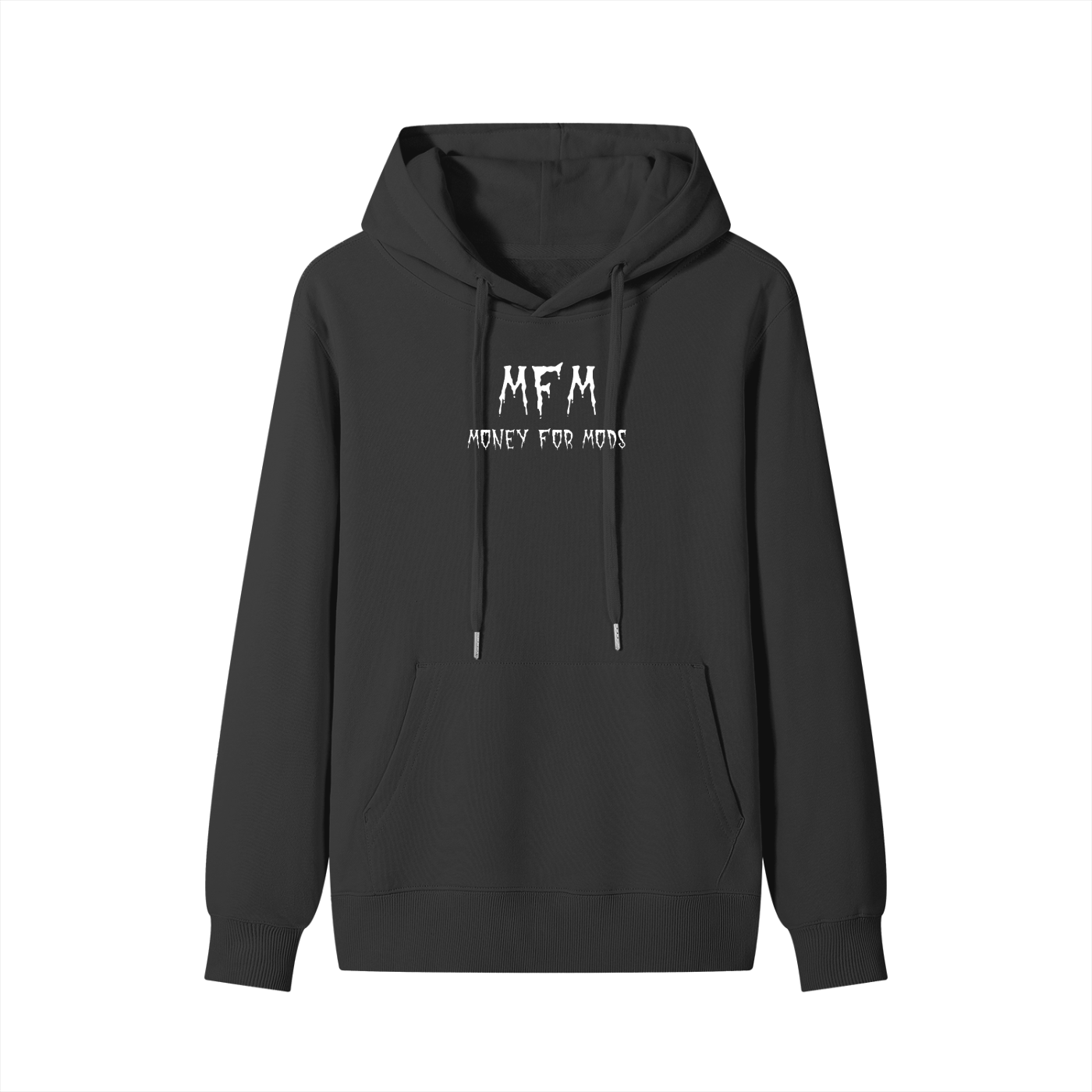 Spooky design regular fit hoodie