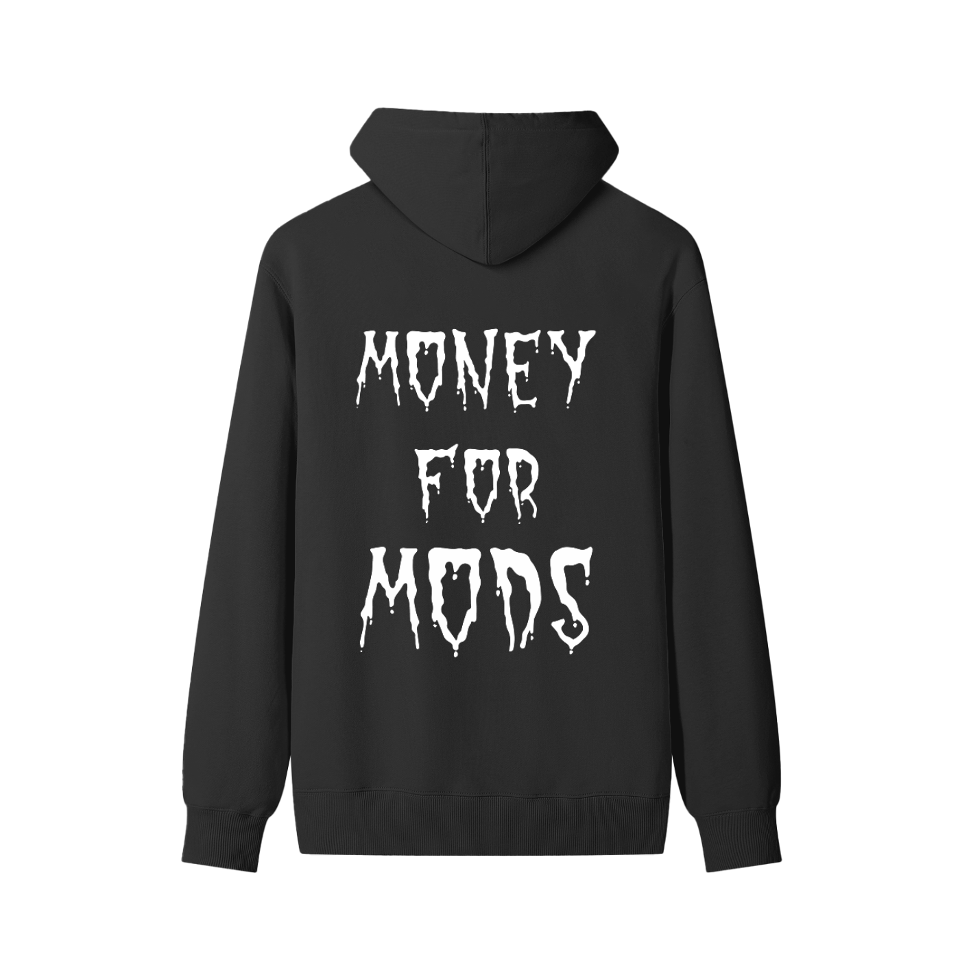 Spooky design regular fit hoodie