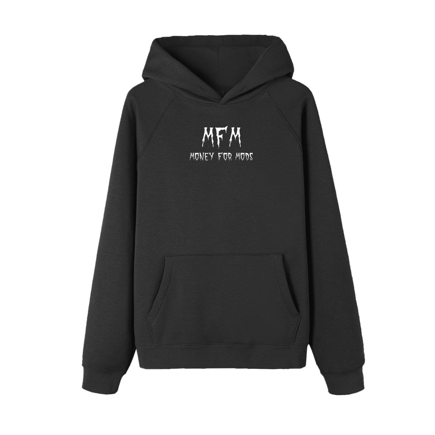 Spooky design regular fit hoodie