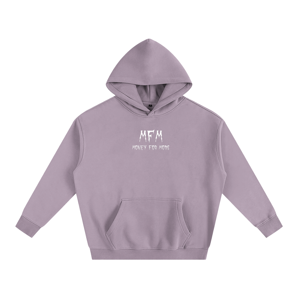 Spooky Design Oversized Fleeced Hoodie