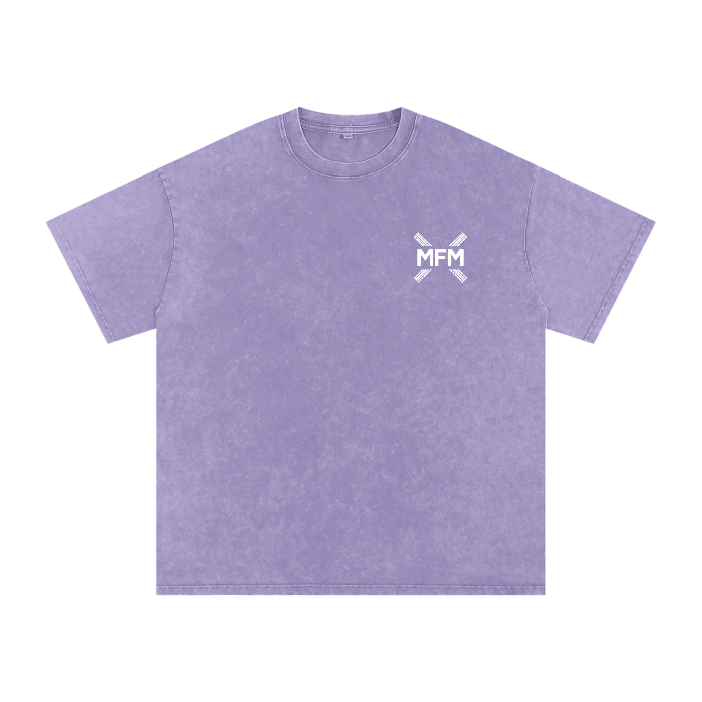 Clean Design Snow Washed Oversized T-Shirt
